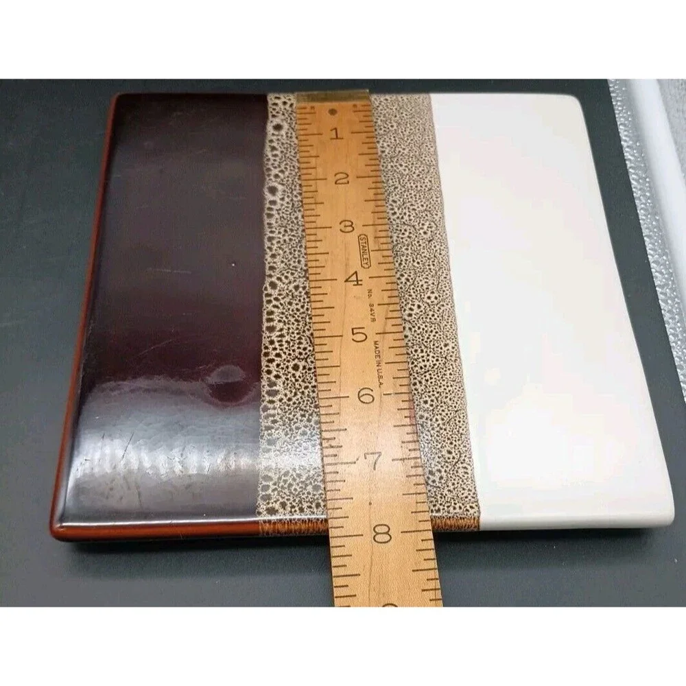 Pier One Imports TriColor Footed Trivet Brown 8